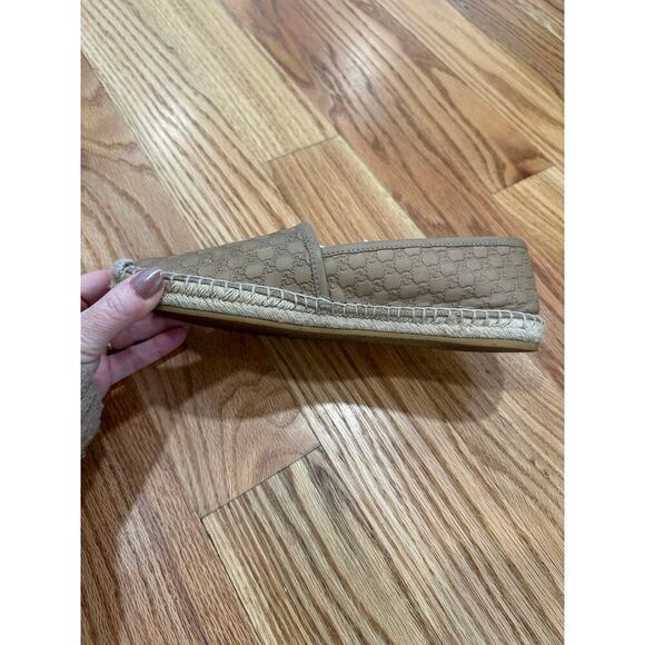 Gucci Microguccissima Leather Espadrille - EU 37 - Picture 6 of 11
